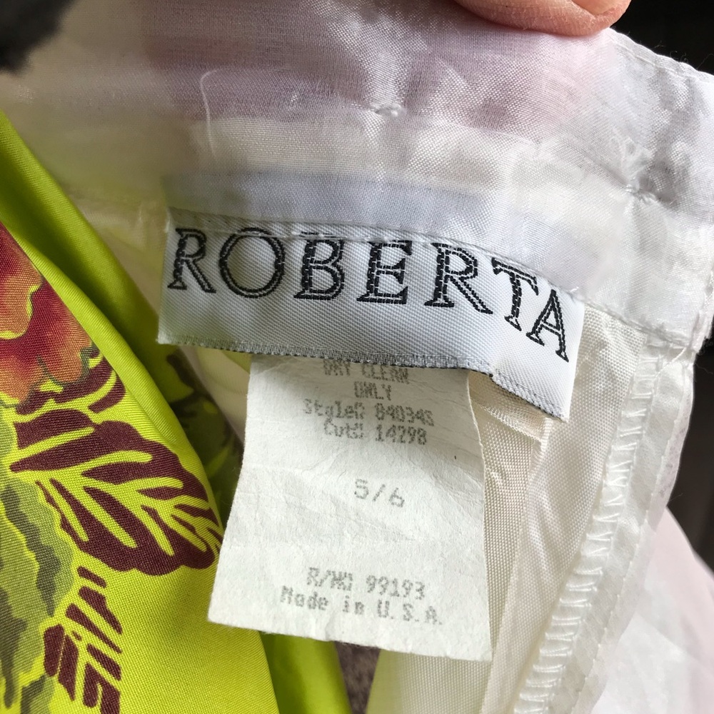 Vintage Roberta Sheer White Maxi Skirt Size 5/6 - Picture 5 of 13